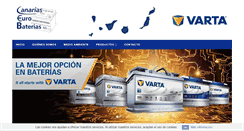 Desktop Screenshot of canariaseurobaterias.com